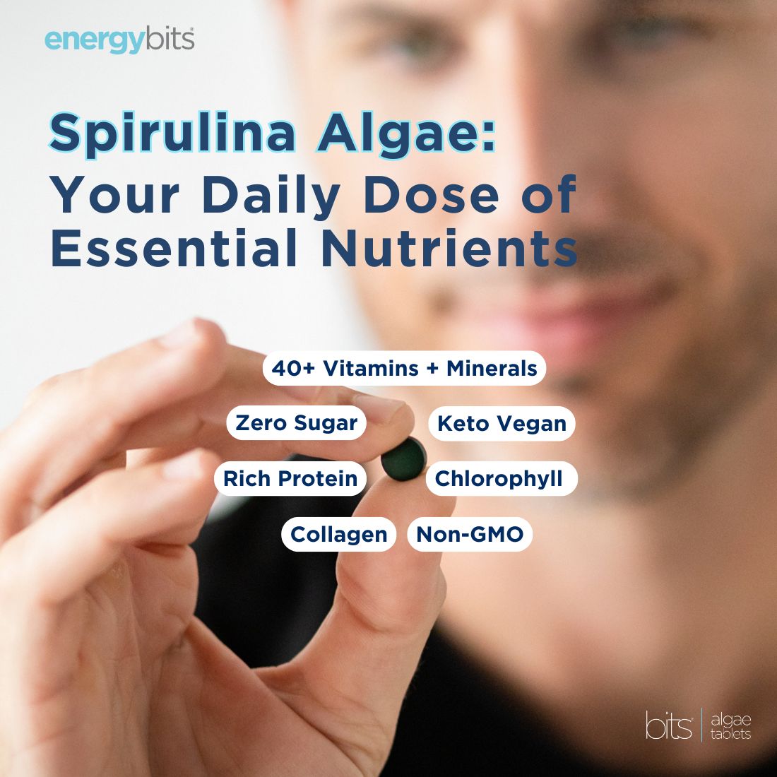 ENERGYbits® Spirulina | Large Bag