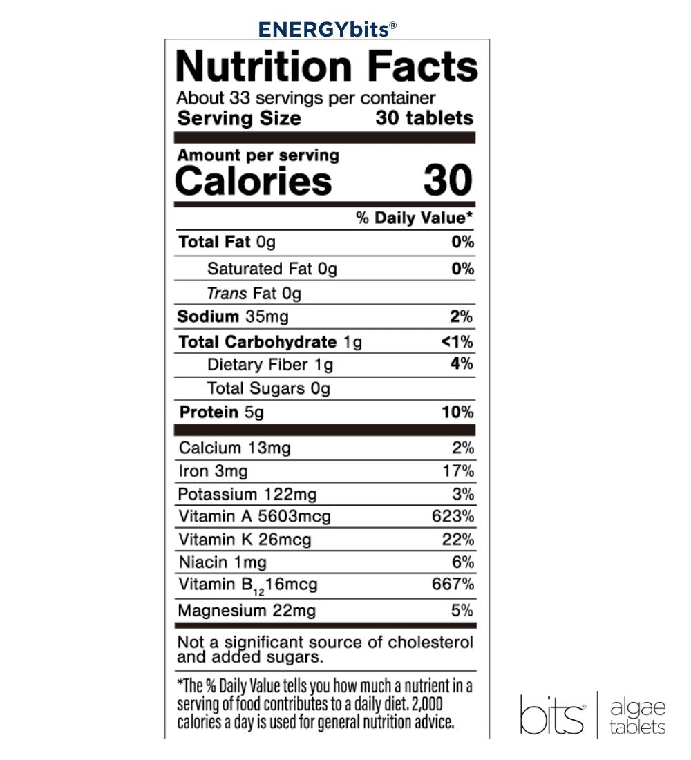 ENERGYbits® Spirulina | Large Bag